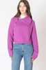 Asymmetric Neckline Sweater