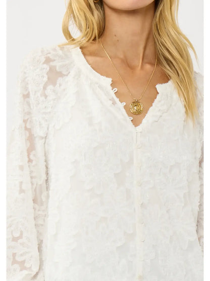 Floral Button Blouse