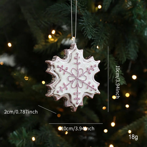 Pink Snowflake Ornament