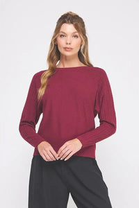 Braided Sleeve Knit