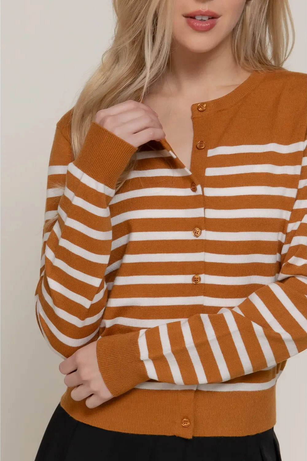 The Stripe Crew Cardi