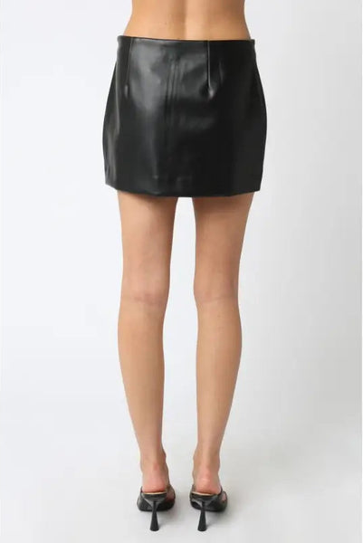 Syla Pleather Skirt