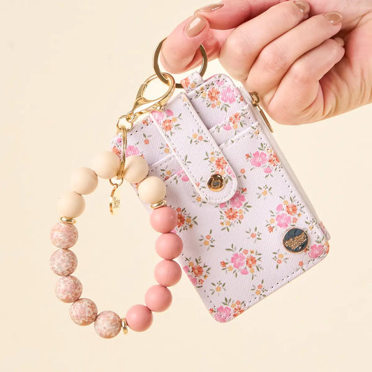 keychain wallet with wristlet