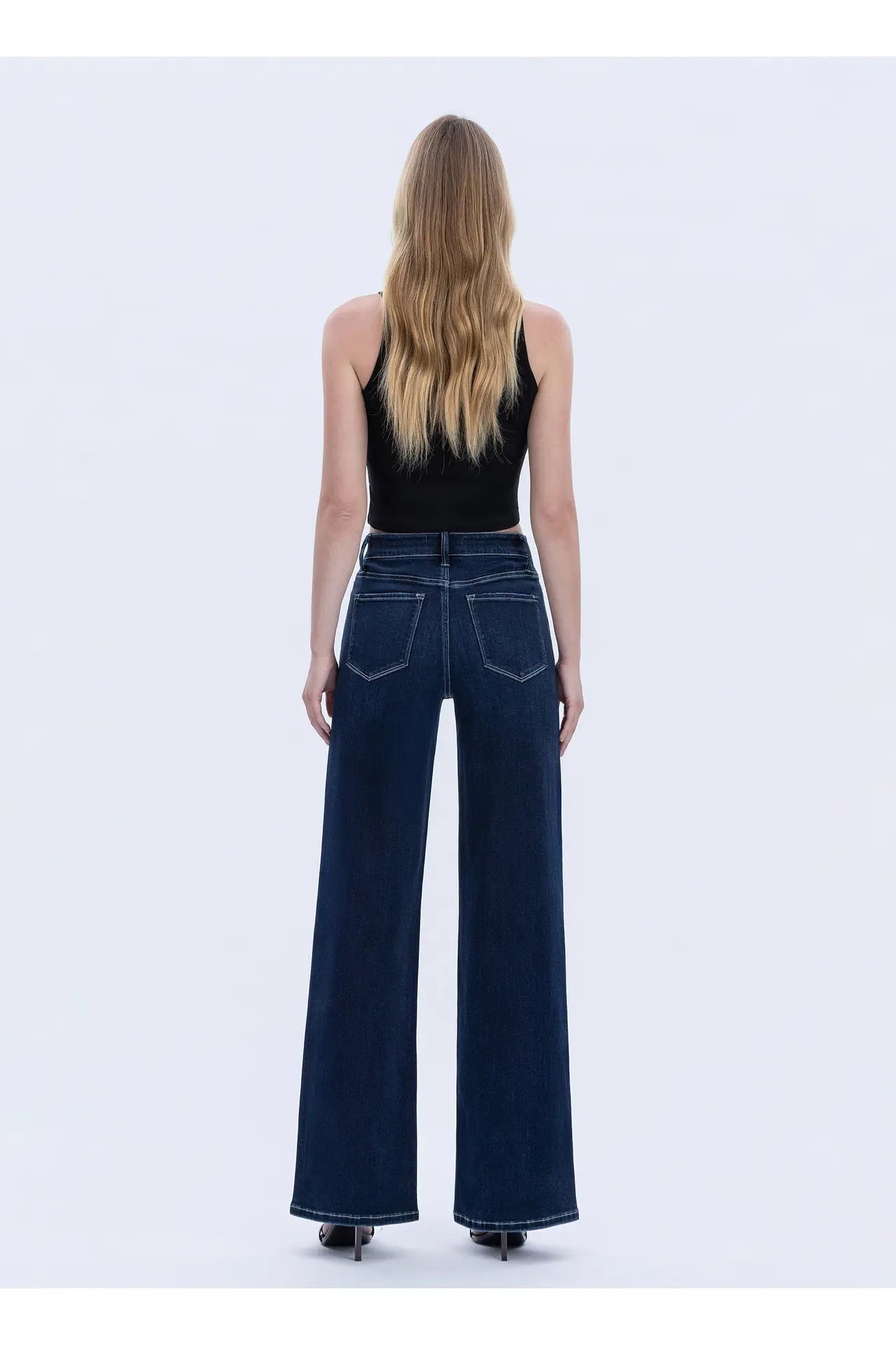 High Rise Wide Jeans