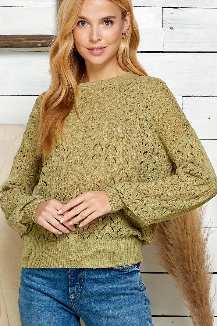 Marceline Pointelle Knit