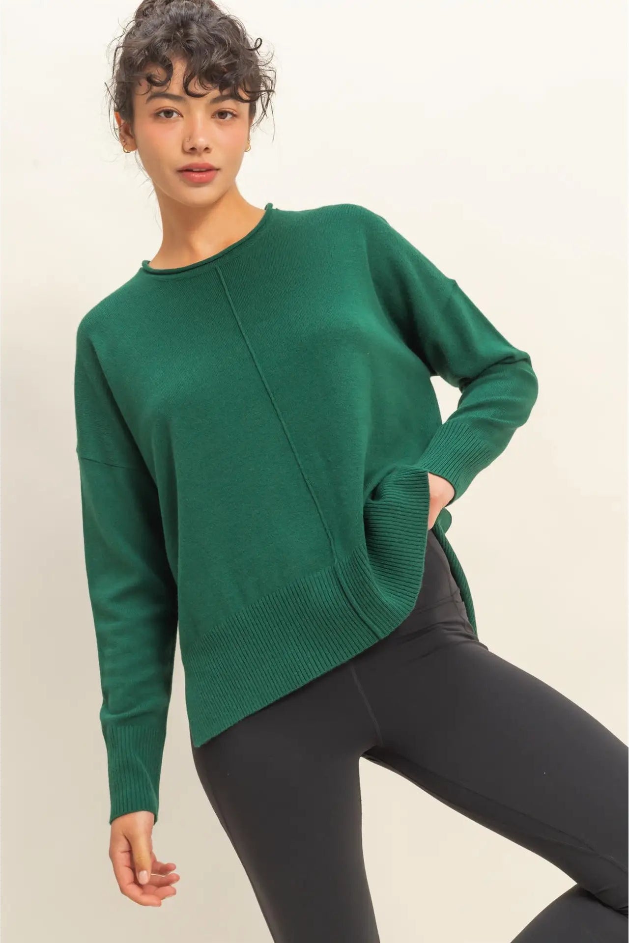 Round Roll Neck Sweater
