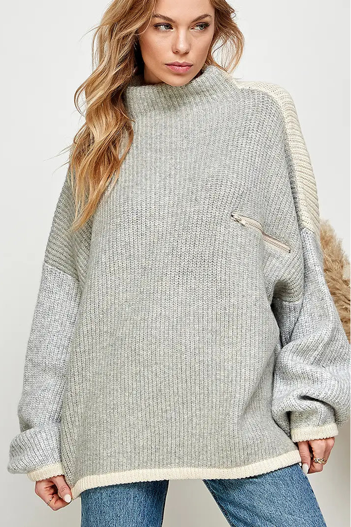 Harborway Block Knit Pullover