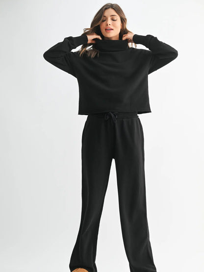 Wide Leg Cotton Core Pants