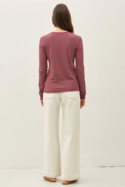 Stitched Thermal Henley