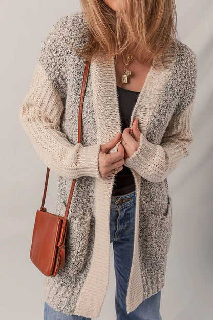 Color Block Cardigan