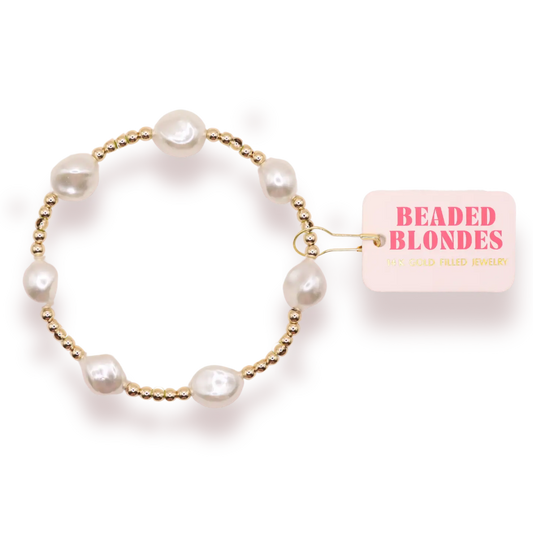 beaded blondes bracelet