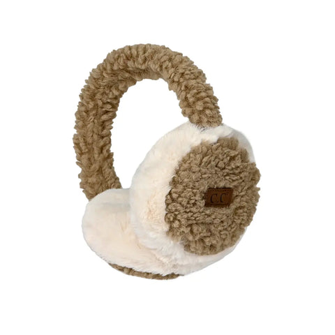 C.C Faux Fur Sherpa Earmuffs