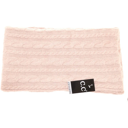 Cable Knit Infinity Scarf