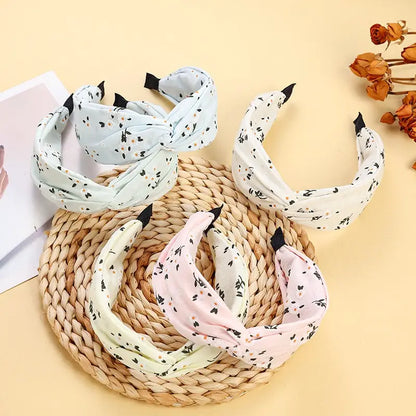 headbands with daisy print 