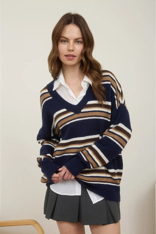 Stripe Knit Sweater