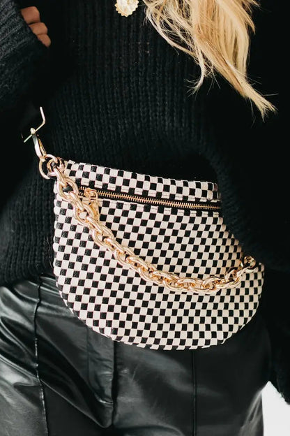 person wearing purse
