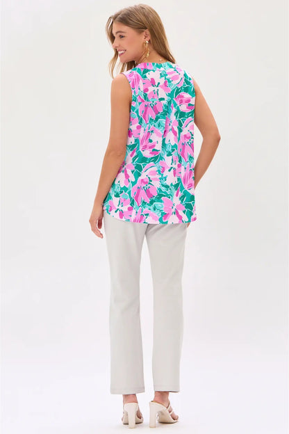 Isla Petal Print Top