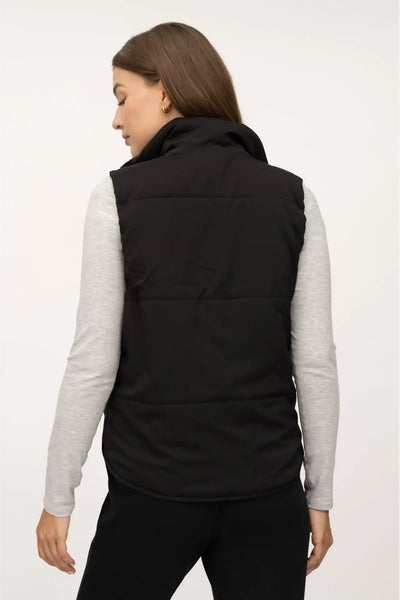 Puffer Vest with Zipper Pockets