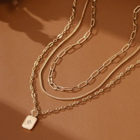 Layered Pendant Necklace