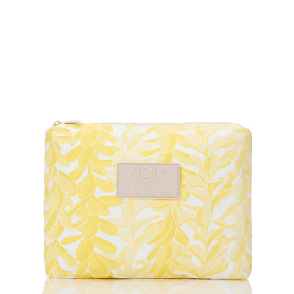 aloha mid pouch in lei stand yellows