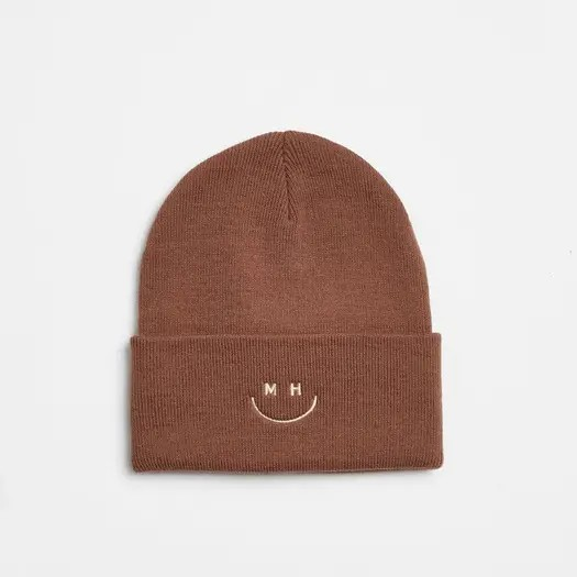 Mad Hatter Smiley Cuff Beanie