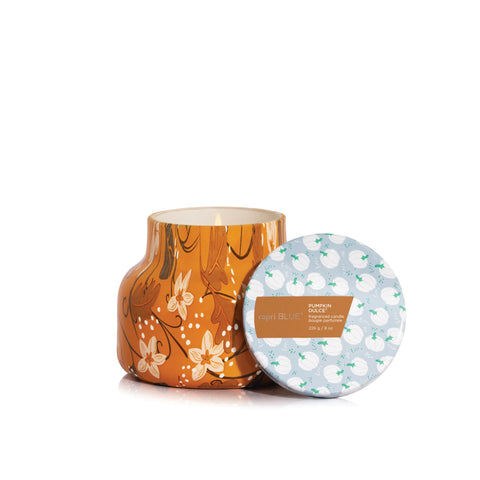 Capri Blue Pumpkin Dulce Holiday Pattern Play Petite Candle