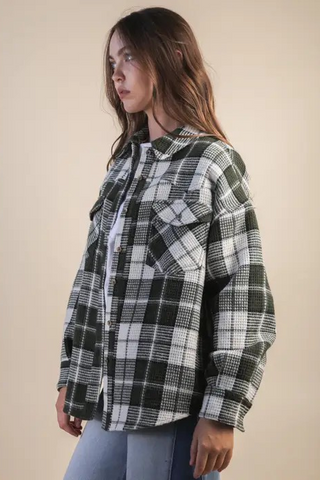 Oversized Flannel Jacket
