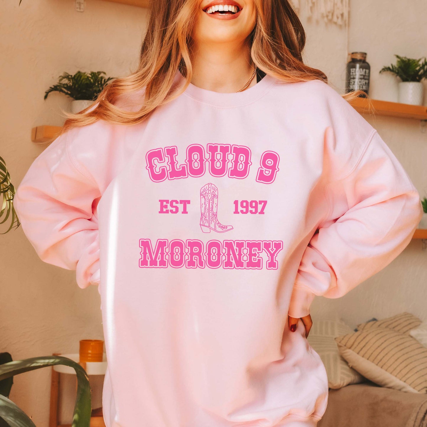 Cowboy Boot Cloud 9 Crewneck