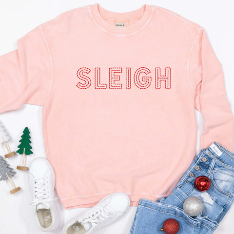 Sleigh Corded Crew Sweatshirt