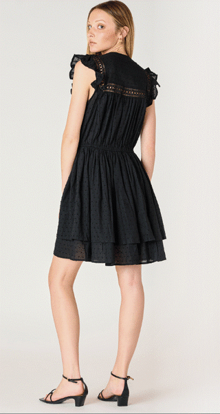 Dex Swiss Dot Mini Dress