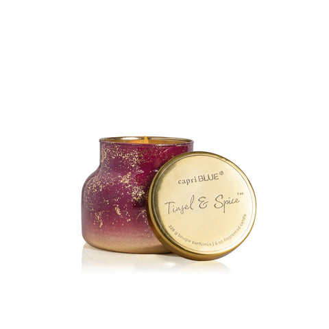 Capri Blue Tinsel & Spice Glimmer Petite Candle