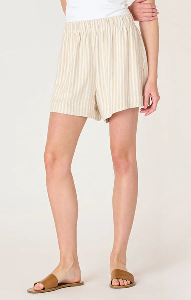 Dex Striped Linen Shorts