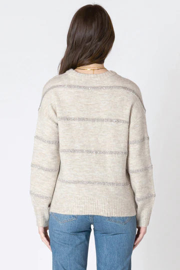 Sequin Stripe Sweater