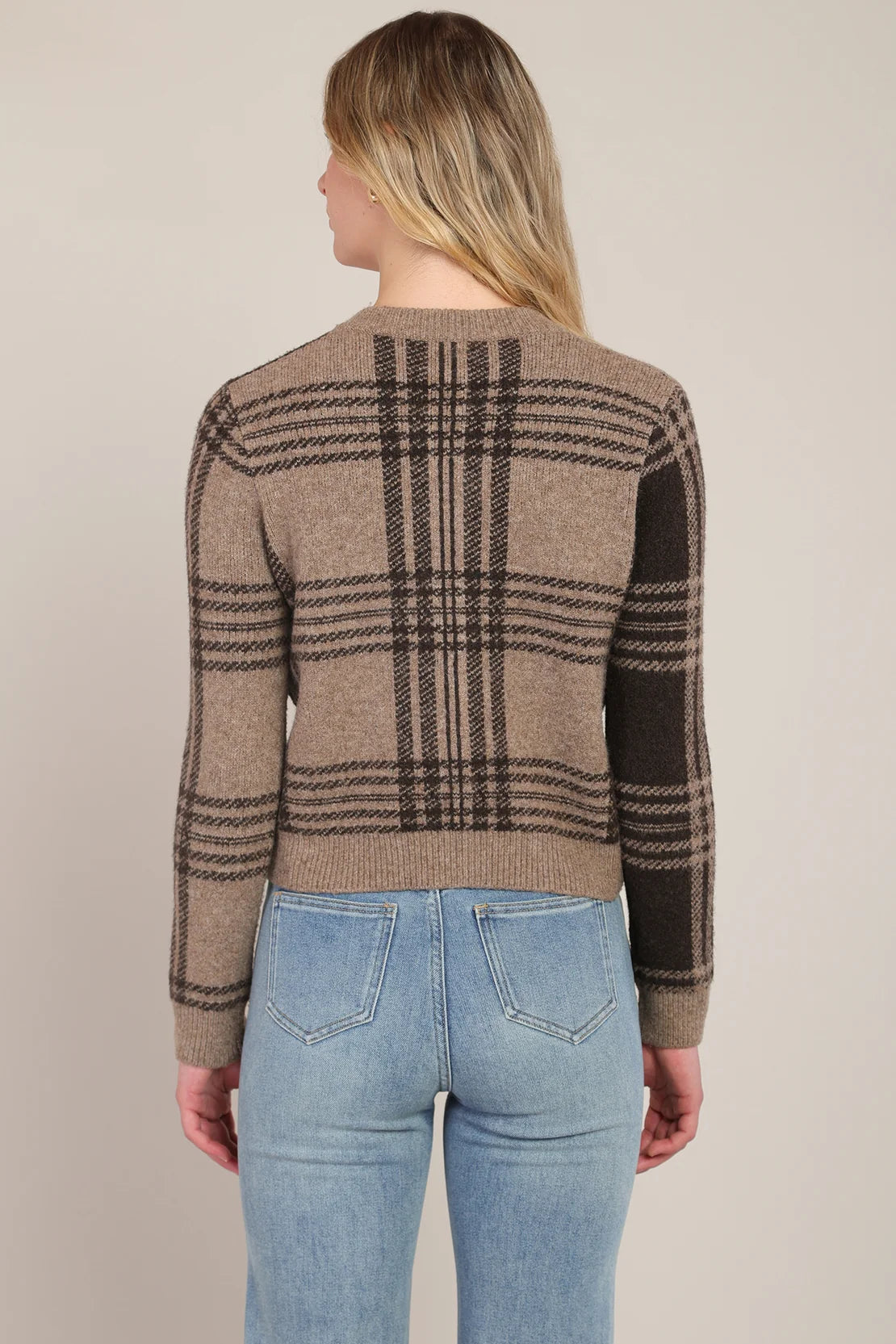 Plaid Cardigan