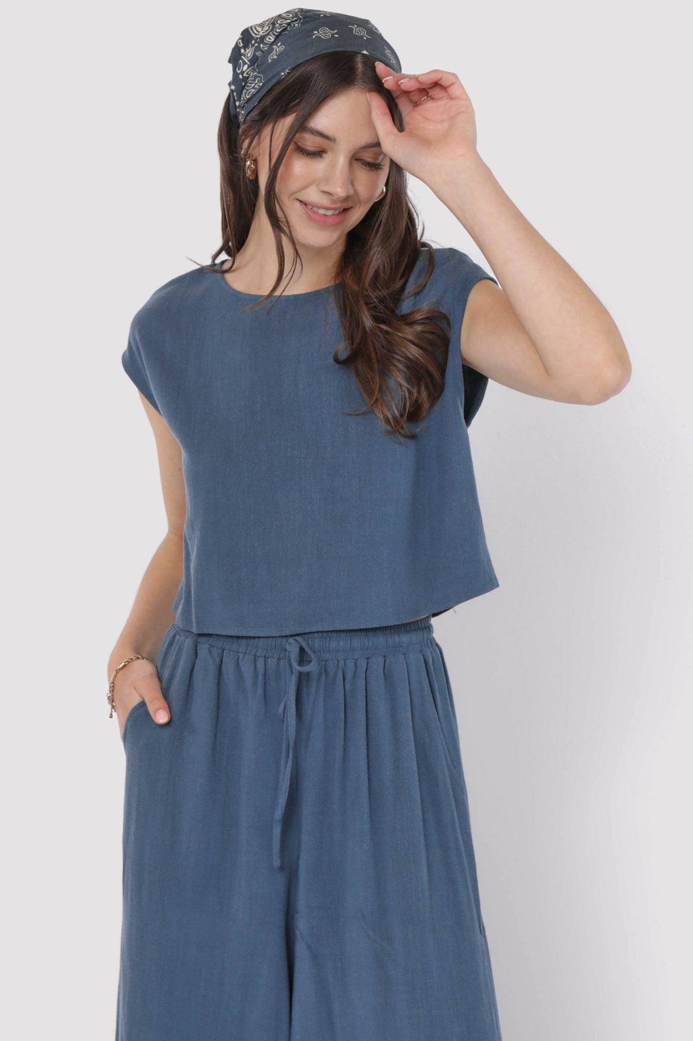 SugarLoaf Linen Top