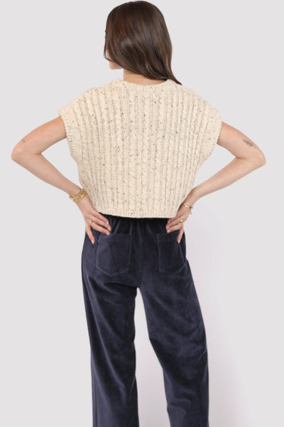 Effortless Cable Knit Sweater Tank