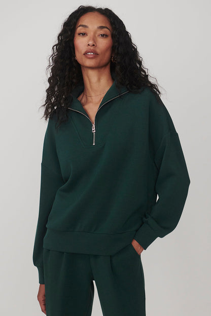 woman wearing sweatshirt 