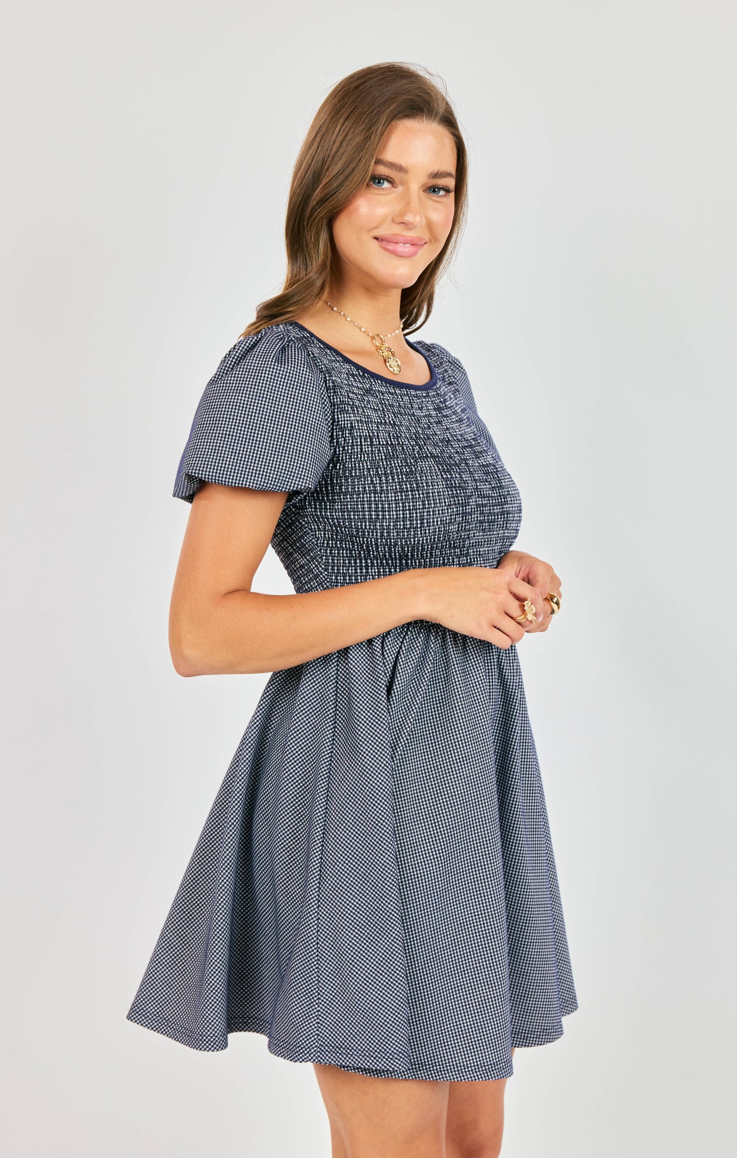 Frankie Smocked Mini Dress