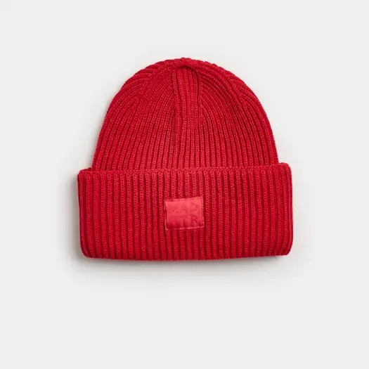 Mad Hatter Ribbed Knit Beanie