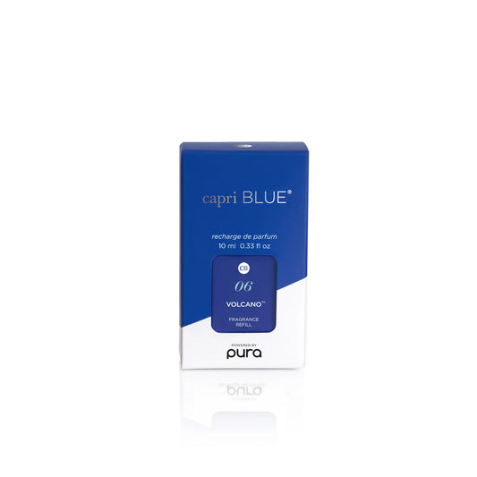Capri Blue perfume refill packaging on a white background