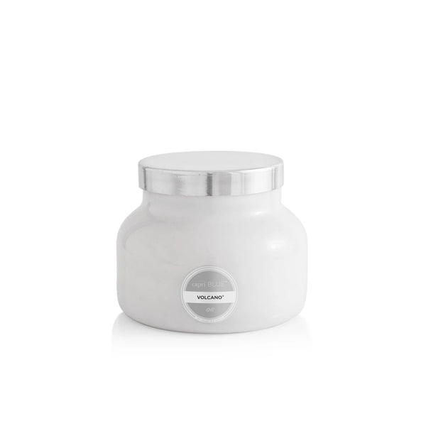 Capri BLUE Volcano White Signature Candle, 19 oz