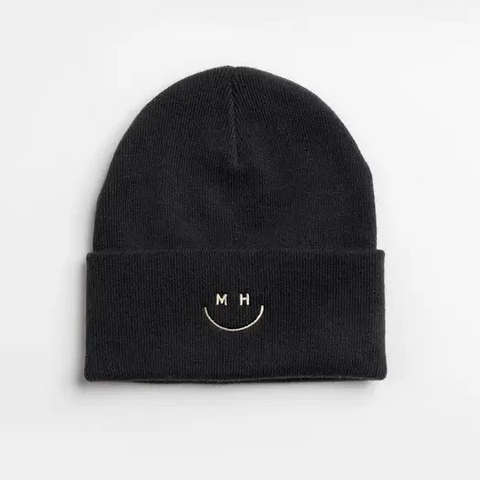 Mad Hatter Smiley Cuff Beanie