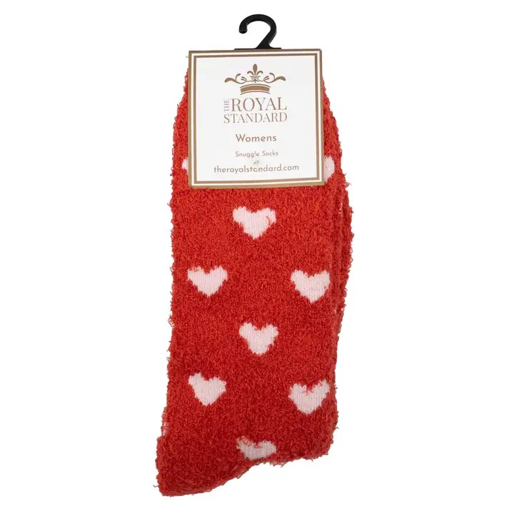 Women's Hearts Snuggle Socks