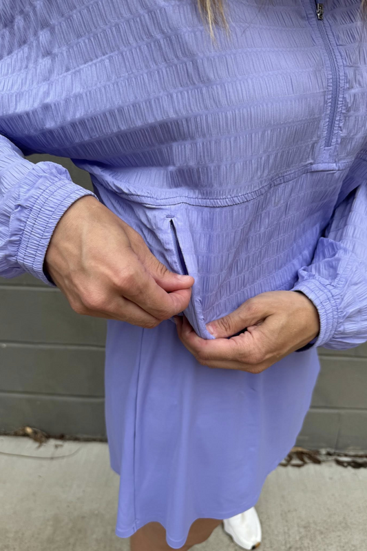 Get Moving Textured Half Zip